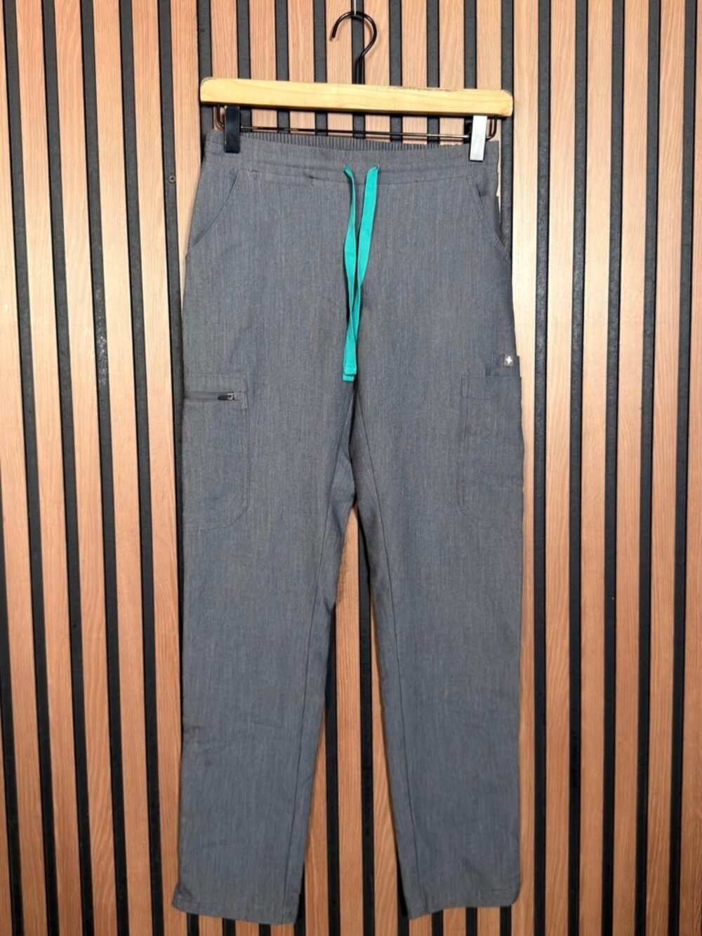 Figs Uniform Pants XXS Womens Gray Yoga Skinny Scrub Bottoms Pockets